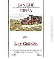 Langhe Freisa 2001, Luigi Giordano (Italia)