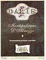 Montepulciano d'Abruzzo Daris 1999, Dario D'Angelo (Italy)