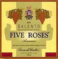 Salento Five Roses Anniversario 2001, Leone de Castris (Italy)
