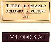 Aglianico del Vulture Terre di Orazio 2000, Cantina di Venosa (Italy)