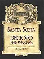 Recioto della Valpolicella Classico 2000, Santa Sofia (Italia)
