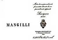 Sauvignon Passito 2000, Mangilli (Italy)