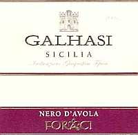 Galhasi Nero d'Avola 2001, Foraci (Italy)