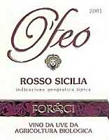 O'Feo Rosso 2001, Foraci (Italia)