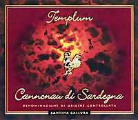 Cannonau di Sardegna Templum 2002, Cantina Sociale Gallura (Italy)