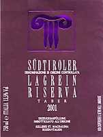 Alto Adige Lagrein Riserva Taber 2001, Cantina Produttori Bolzano (Italy)
