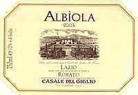 Albiola 2003, Casale del Giglio (Italy)