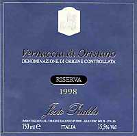 Vernaccia di Oristano Riserva 1998, Josto Puddu (Italy)