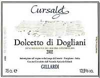 Dolcetto di Dogliani Cursalet 2002, Gillardi (Italy)