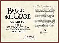 Amarone della Valpolicella - Valpantena Brolo delle Giare 2000, Tezza (Italy)