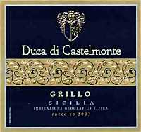 Grillo Duca di Castelmonte 2003, Carlo Pellegrino (Italy)