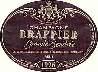 Champagne Grande Sendrée Brut 1996, Drappier (Francia)
