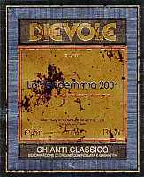 Chianti Classico Vendemmia 2001, Dievole (Italy)