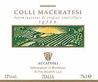 Colli Maceratesi Bianco 2003, Accattoli (Italy)
