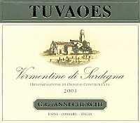 Vermentino di Sardegna Tuvaoes 2003, Giovanni Cherchi (Italia)