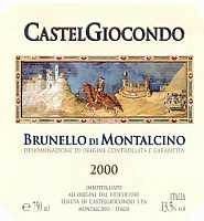 Brunello di Montalcino Castelgiocondo 2000, Marchesi de' Frescobaldi (Italy)