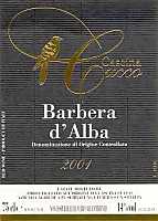 Barbera d'Alba 2001, Cascina Cucco (Italy)