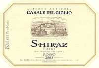 Shiraz 2003, Casale del Giglio (Italia)
