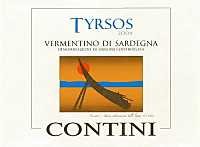 Vermentino di Sardegna Tyrsos 2004, Attilio Contini (Italy)