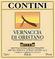 Vernaccia di Oristano 1993, Attilio Contini (Italia)