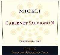 Cabernet Sauvignon 2001, Miceli (Italia)