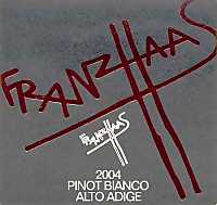 Alto Adige Pinot Bianco 2004, Franz Haas (Italy)