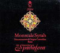 Monreale Syrah 2004, Spadafora (Italia)