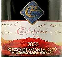 Rosso di Montalcino Castelnovo 2003, Tenuta Oliveto (Italy)