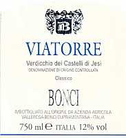 Verdicchio dei Castelli di Jesi Classico Viatorre 2005, Bonci (Italia)