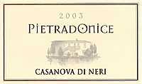 Sant'Antimo Rosso PietradOnice 2003, Casanova di Neri (Italy)
