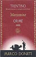 Trentino Marzemino Orme 2005, Marco Donati (Italy)