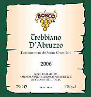 Trebbiano d'Abruzzo 2006, Bosco Nestore (Italy)