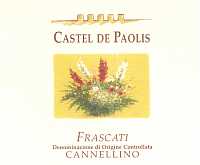 Frascati Cannellino 2006, Castel De Paolis (Italy)