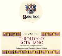 Teroldego Rotaliano 2005, Gaierhof (Italy)