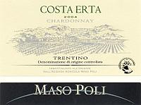 Trentino Chardonnay Costa Erta 2004, Maso Poli (Italia)