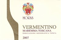 Vermentino 2007, Moris Farms (Italia)