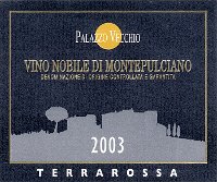 Vino Nobile di Montepulciano Terrarossa 2003, Palazzo Vecchio (Italia)