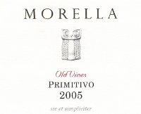Primitivo Old Vines 2005, Morella (Italia)