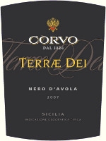 Corvo Terrae Dei Rosso 2007, Duca di Salaparuta (Italy)