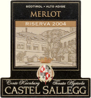 Alto Adige Merlot Riserva 2004, Castel Sallegg (Italia)