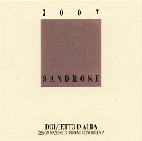 Dolcetto d'Alba 2007, Sandrone (Italy)
