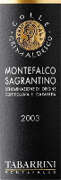 Montefalco Sagrantino Colle Grimaldesco 2003, Tabarrini (Italy)