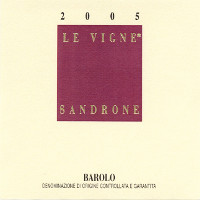 Barolo Le Vigne 2005, Sandrone (Italy)