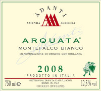 Montefalco Bianco 2008, Adanti (Italy)