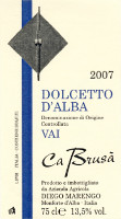 Dolcetto d'Alba Vai 2007, Ca' Brusà (Italy)