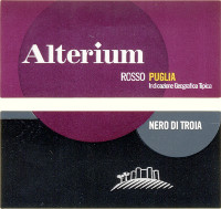 Alterium Rosso Nero di Troia 2008, Terranostra (Italy)