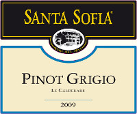 Garda Pinot Grigio Le Calderare 2009, Santa Sofia (Italy)