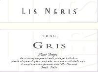 Friuli Isonzo Pinot Grigio Gris 2008, Lis Neris (Italy)