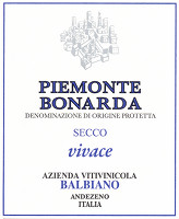 Piemonte Bonarda Secco Vivace 2009, Balbiano (Italy)