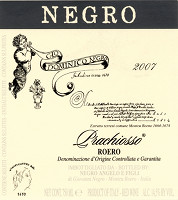 Roero Prachiosso 2007, Angelo Negro (Italy)